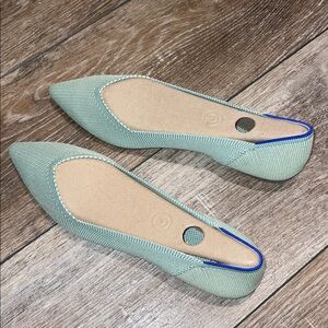 Rothy's Women's Flats in Mint Green - The Point